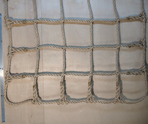 Climbing Net | Handmade in the USA | 1" Pro Manila Rope | 1' x 1' Squares No Knots