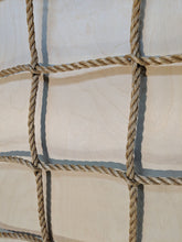 Load image into Gallery viewer, Climbing Net Affordable Quality - closeup of interweaving technique to hang the net straight