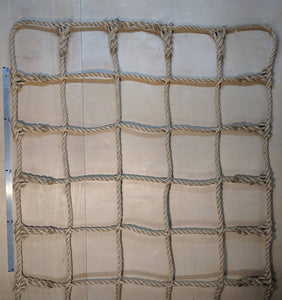 Climbing Net | Handmade in the USA | 1" Pro Manila Rope | 1' x 1' Squares No Knots - Kids Should Be Kids
